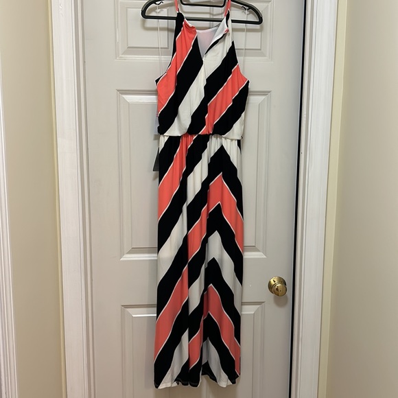 NWT London Times Maxi Dress Size 10 - Picture 5 of 13